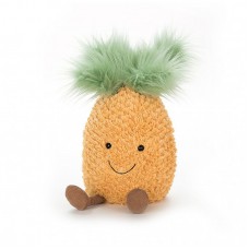 Jellycat 欢乐小菠萝（大号：25厘米x15厘米）